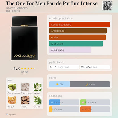 The One For Men Eau de Parfum Intense - Aromática CR