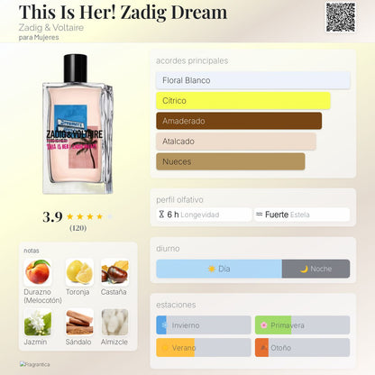 This Is Her! Zadig Dream - Aromática CR