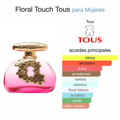 Tous Floral Touch EDT para mujer 100 ml - Aromática CR