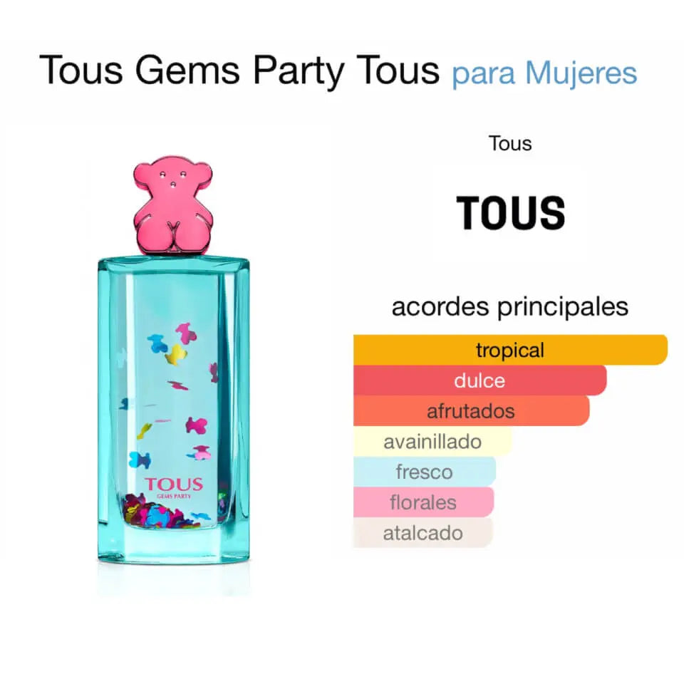 Tous Gems Party EDT para mujer 90 ml - Aromática CR