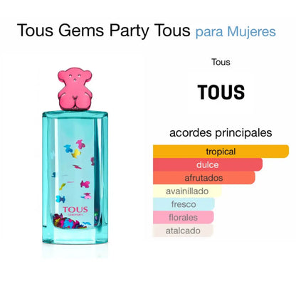 Tous Gems Party EDT para mujer 90 ml - Aromática CR