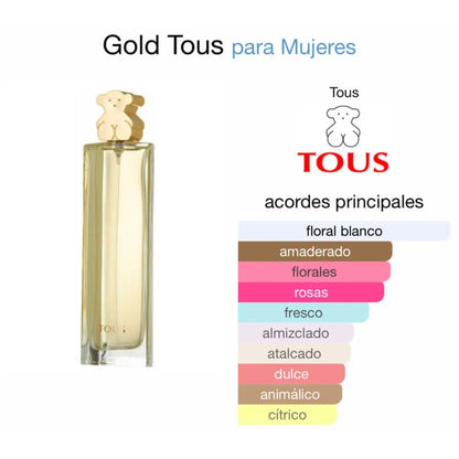 Tous Gold EDP para mujer 90 ml - Aromática CR