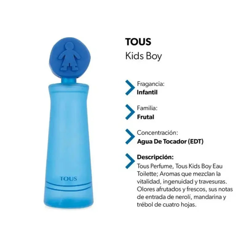 Tous Tous Kids Boy EDT para niños en Costa Rica – Aromática CR