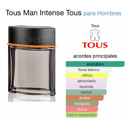 Tous Man Intense EDT para hombre 100 ml - Aromática CR