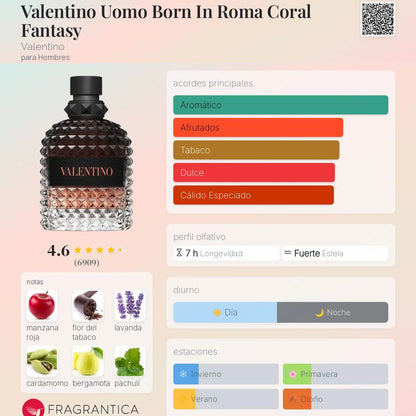 Valentino Uomo Born In Roma Coral Fantasy - Aromática CR
