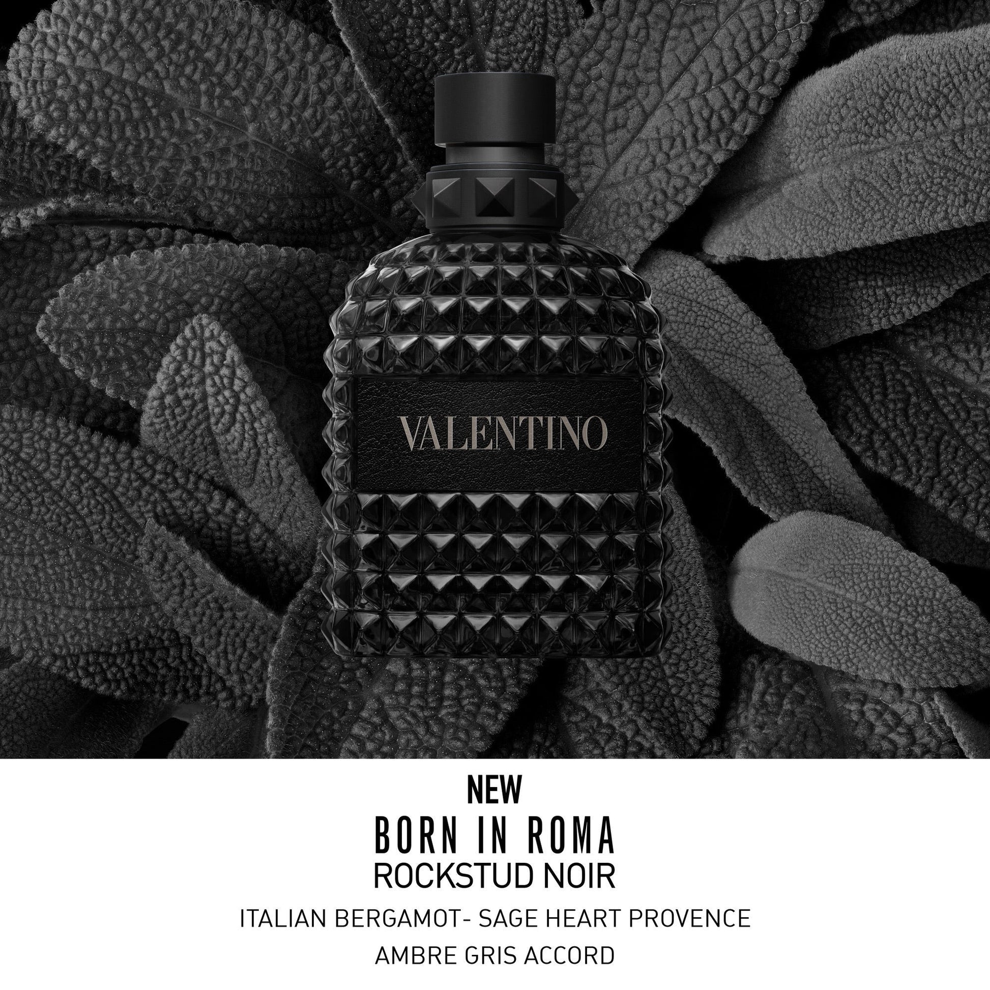 Valentino Uomo Born In Roma Rockstud Noir - Aromática CR
