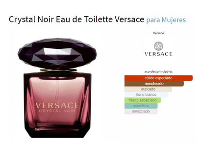 Versace Crystal Noir EDT para mujer 90 ml - Aromática CR