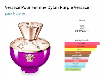 Versace Dylan Purple EDP para mujer 100 ml - Aromática CR