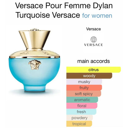 Versace Dylan Turquoise EDT para mujer 100 ml - Aromática CR