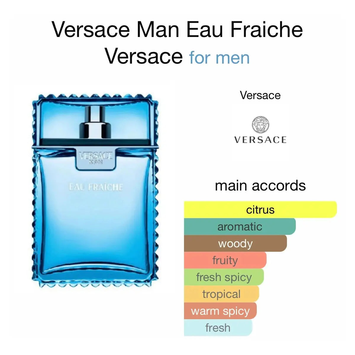 Versace Man Eau Fraiche para hombre - Aromática CR