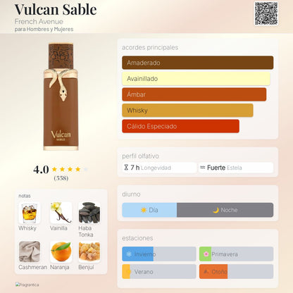 Vulcan Sable - Aromática CR