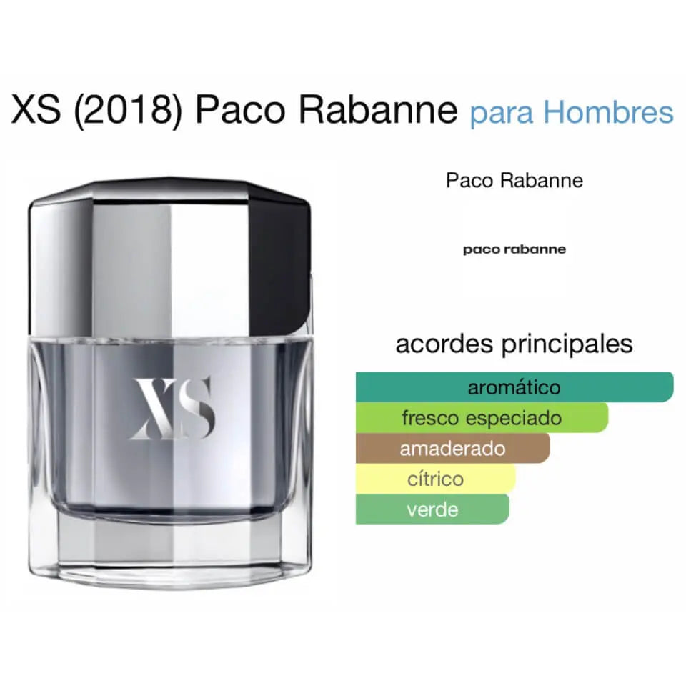 XS EDT para hombre 100 ml - Aromática CR