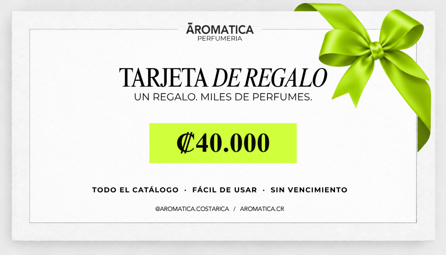 Tarjeta de regalo de Aromática - Aromática CR